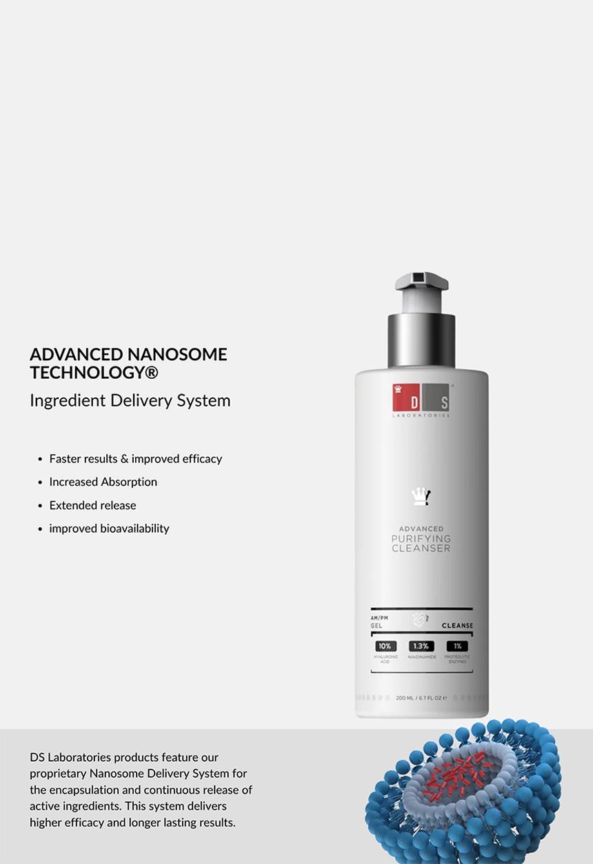 DS Laboratories  - Advanced Purifying Facial Cleanser - 200ml