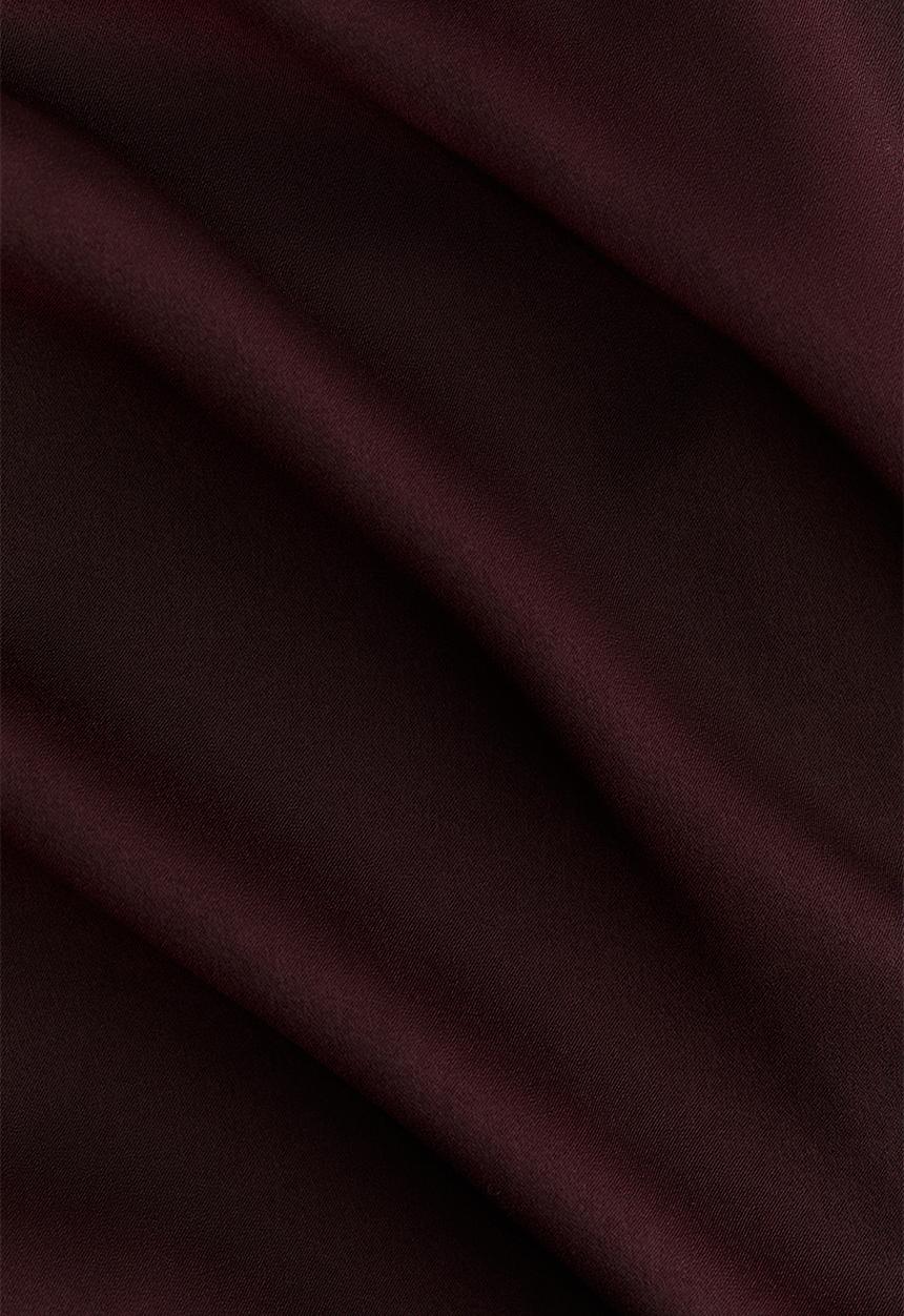 H&M - Twist-detail dress - burgundy