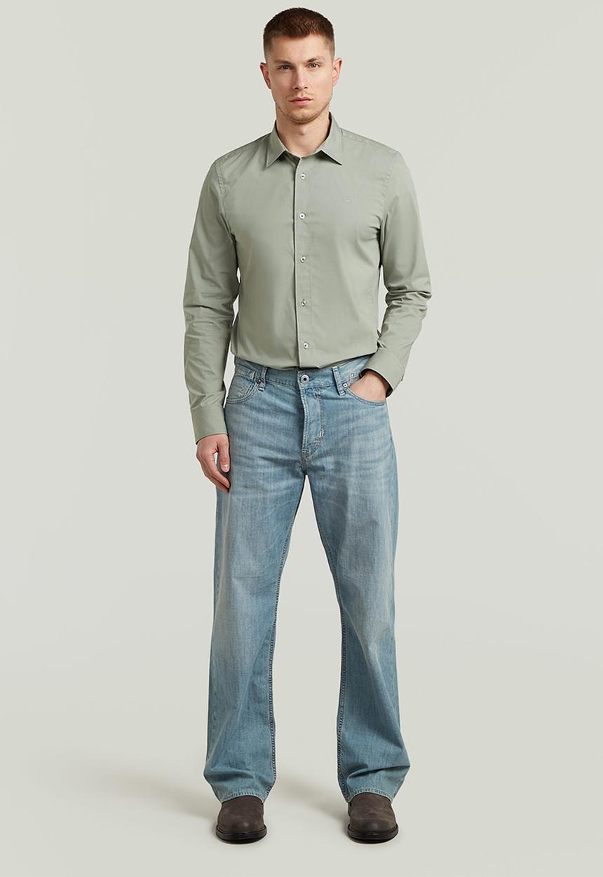 G-STAR - Uniform Slim Shirt Long Sleeve - Lt Orphus