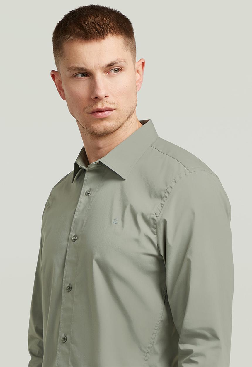 G-STAR - Uniform Slim Shirt Long Sleeve - Lt Orphus