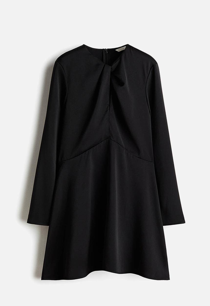 H&M - Twist-detail dress - black