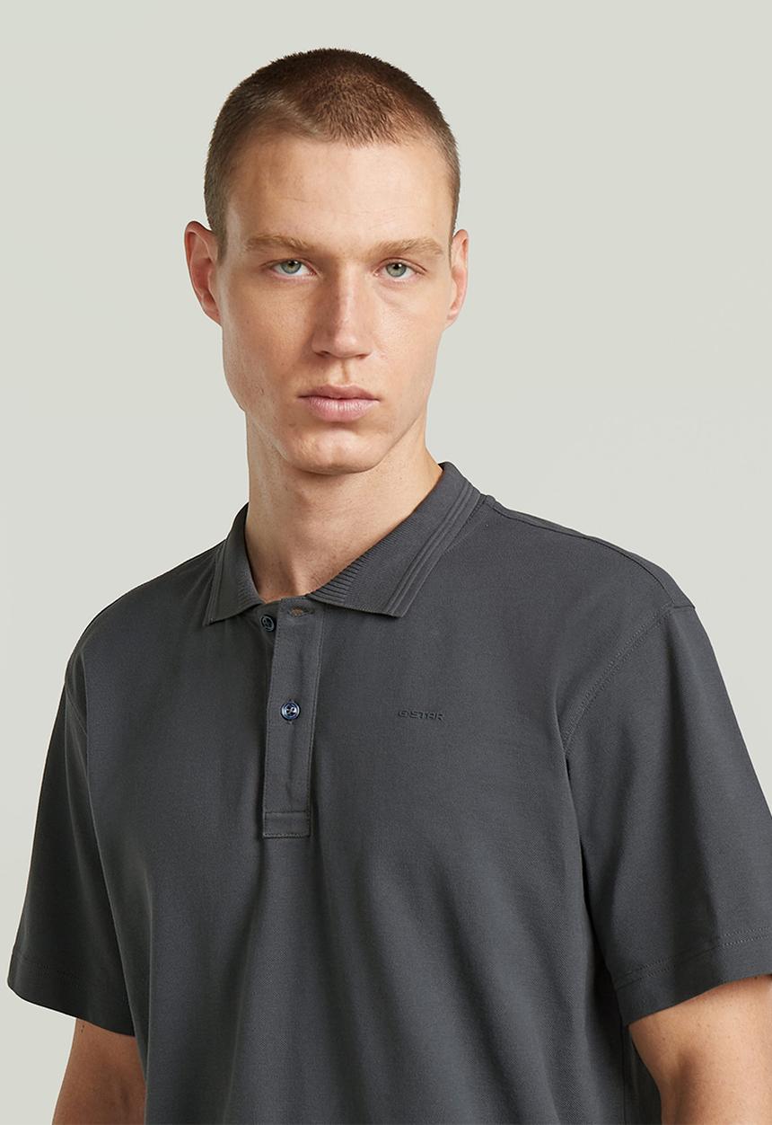 G-STAR - Core Regular Polo Short Sleeve - Petrol