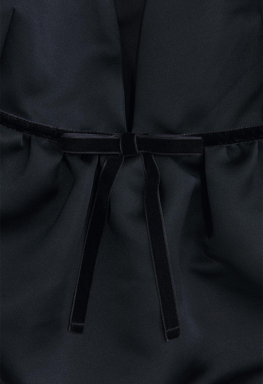 H&M - Bubble-hem strappy top - black