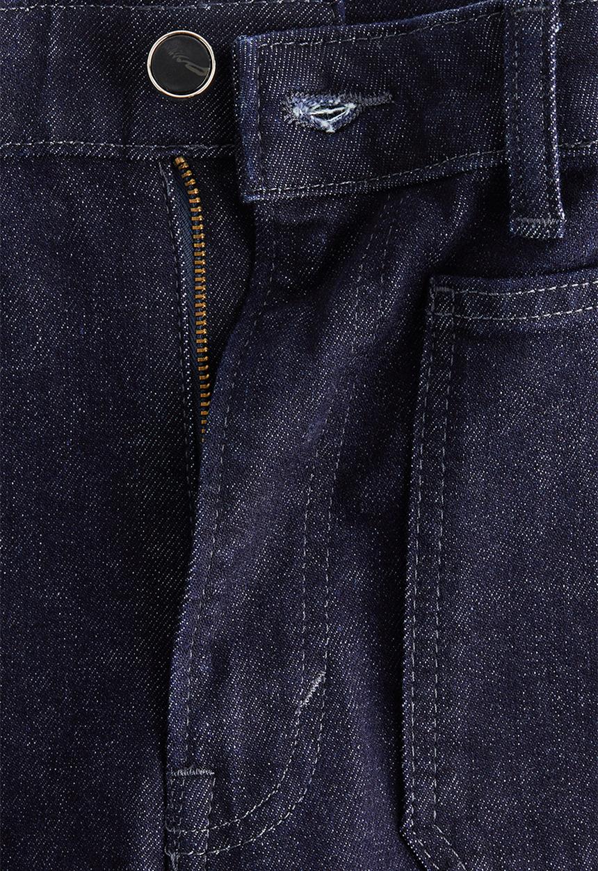 H&M - Wide high jeans - dark denim blue
