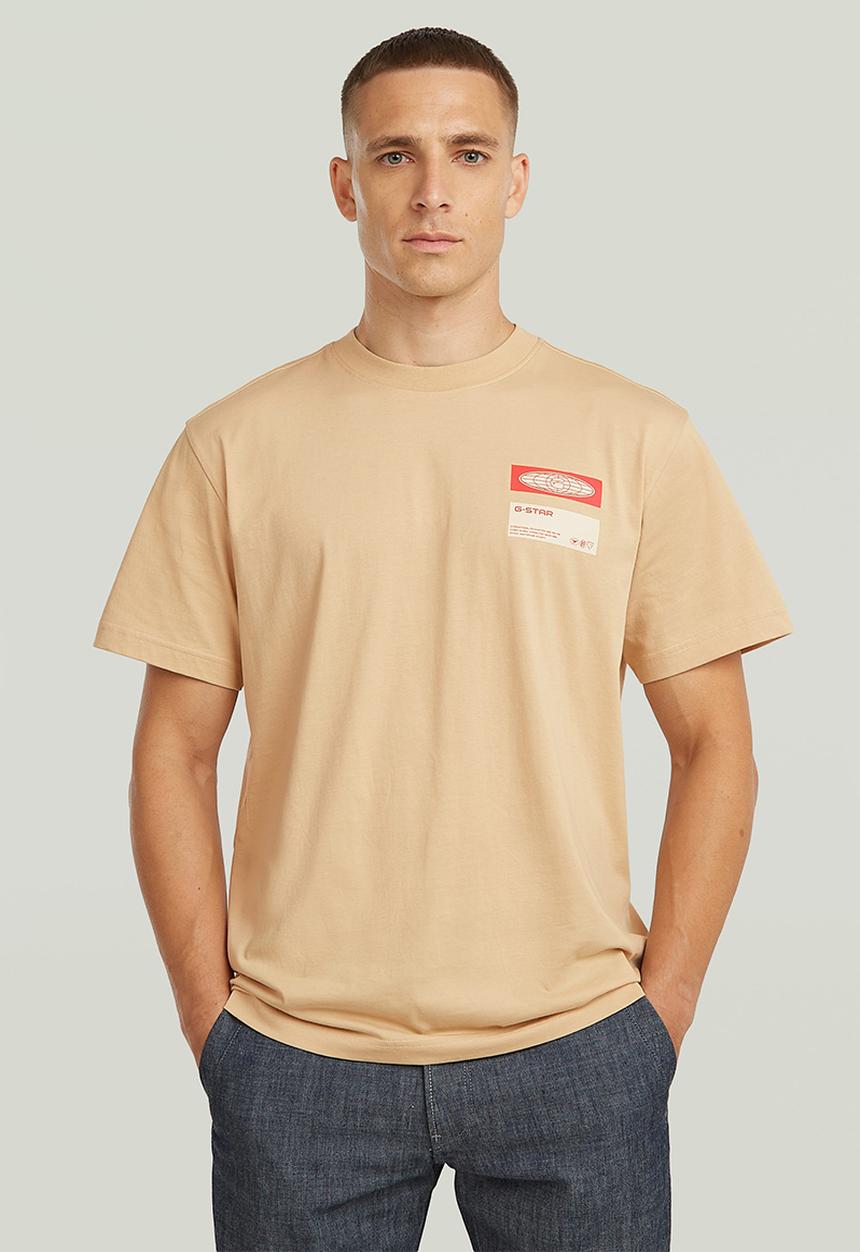G-STAR - Box Globe Gr R T - Cream