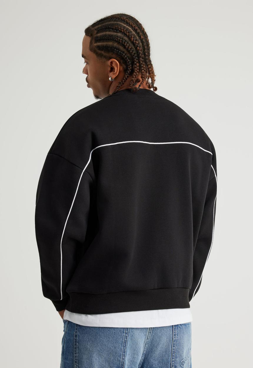 Factorie - Half Half Crew - Hh Black/Piping
