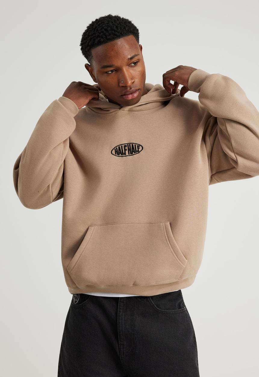 Half Half Hoodie - Hh Crema/Damage