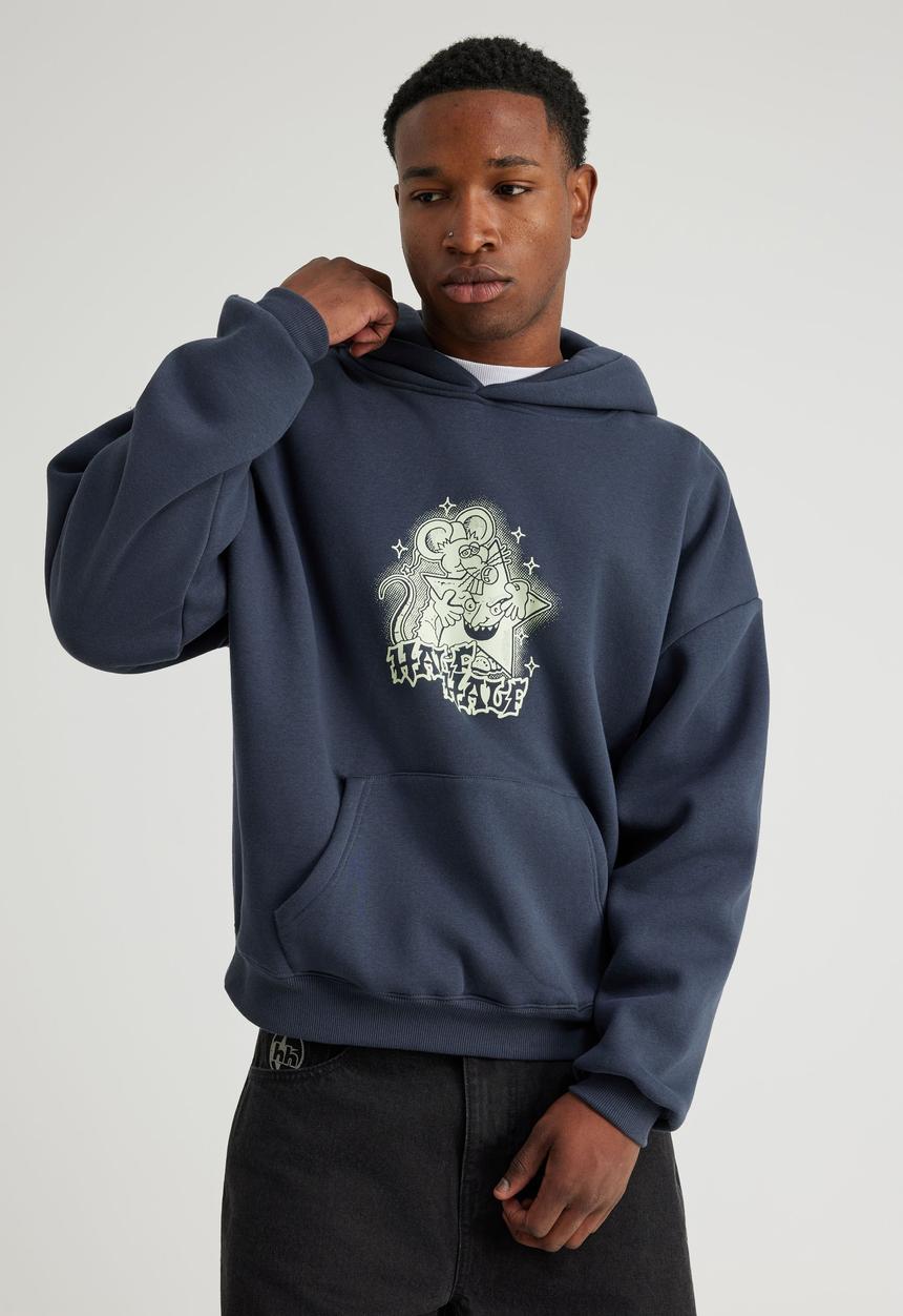 Factorie - Half Half Hoodie - Hh Seal/Magic Mouse