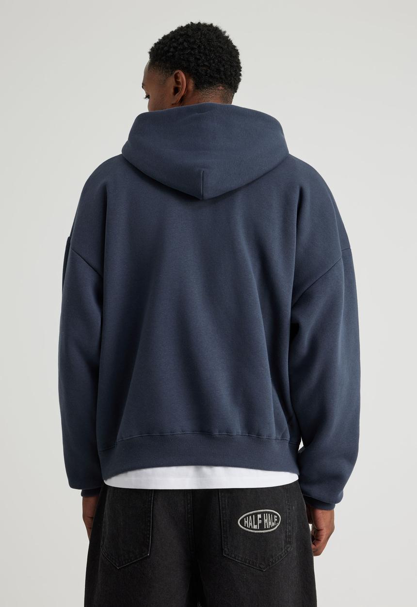 Factorie - Half Half Hoodie - Hh Seal/Magic Mouse