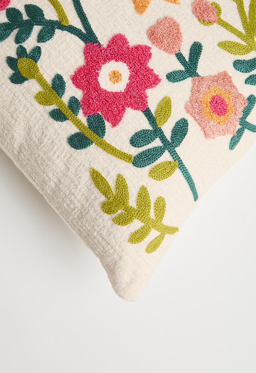 Pop Candy - Floral multi cushion cover - white