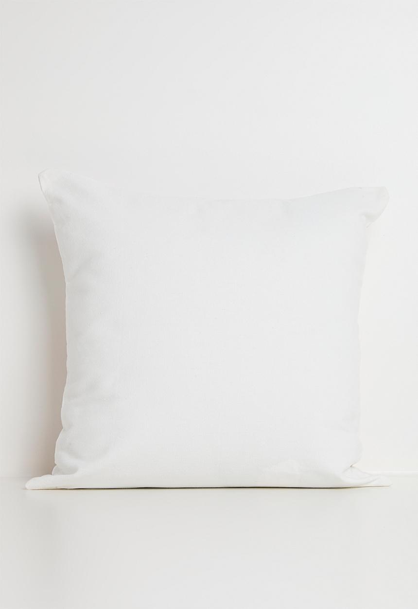 Pop Candy - Tufted bow all-over cushion cover - white/pink