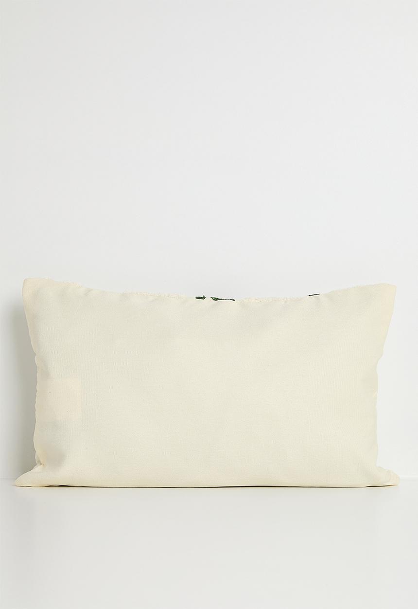 Pop Candy - Floral towelling cushion - cream
