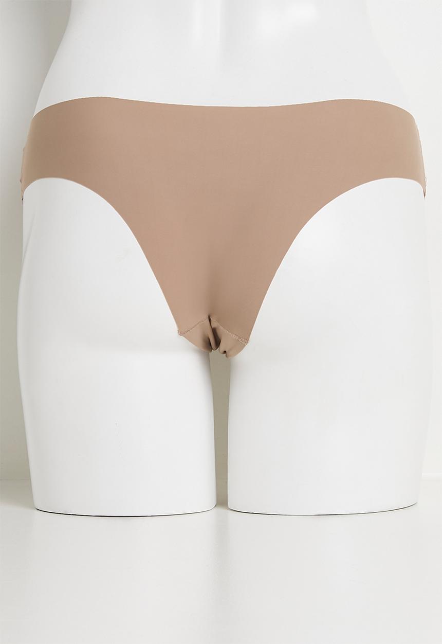 Cotton On - The Invisible Cheeky Brief 3 Pack - Black/Frappe/Maple Sugar