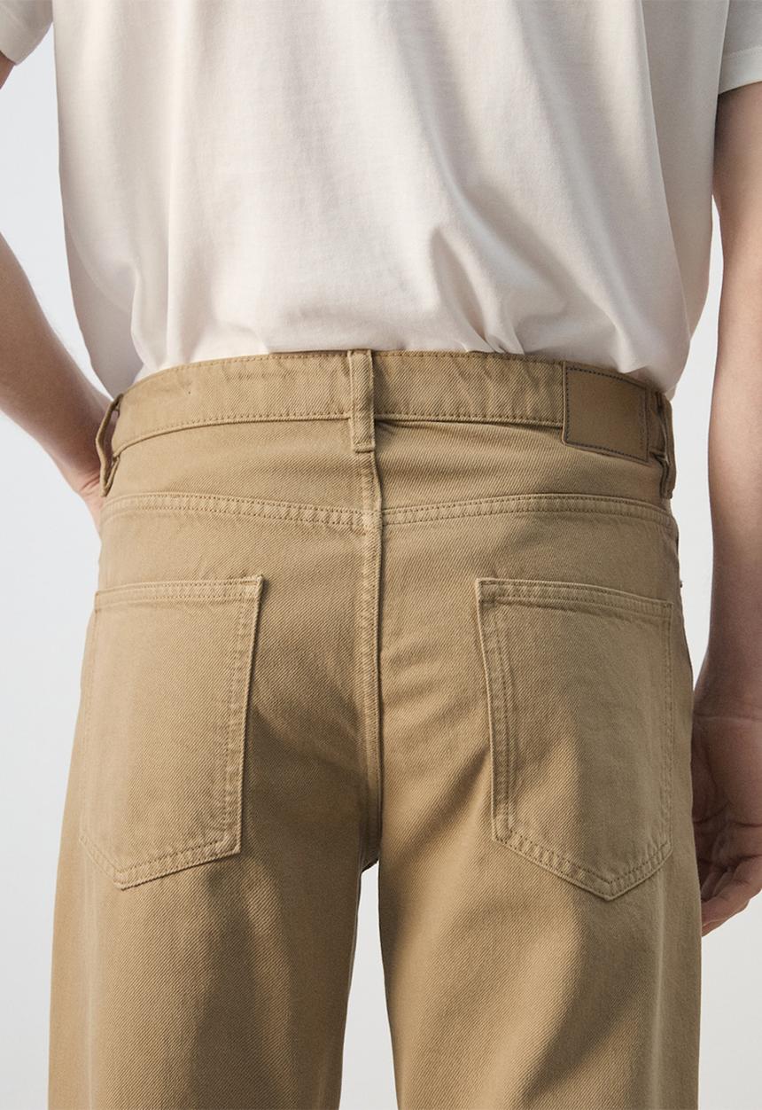 MANGO - Jeans Sammy - Beige