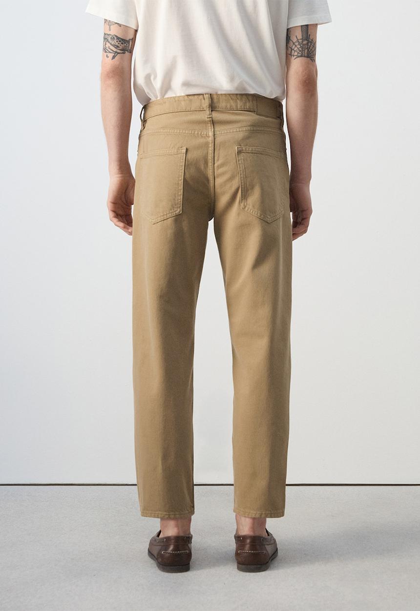 MANGO - Jeans Sammy - Beige