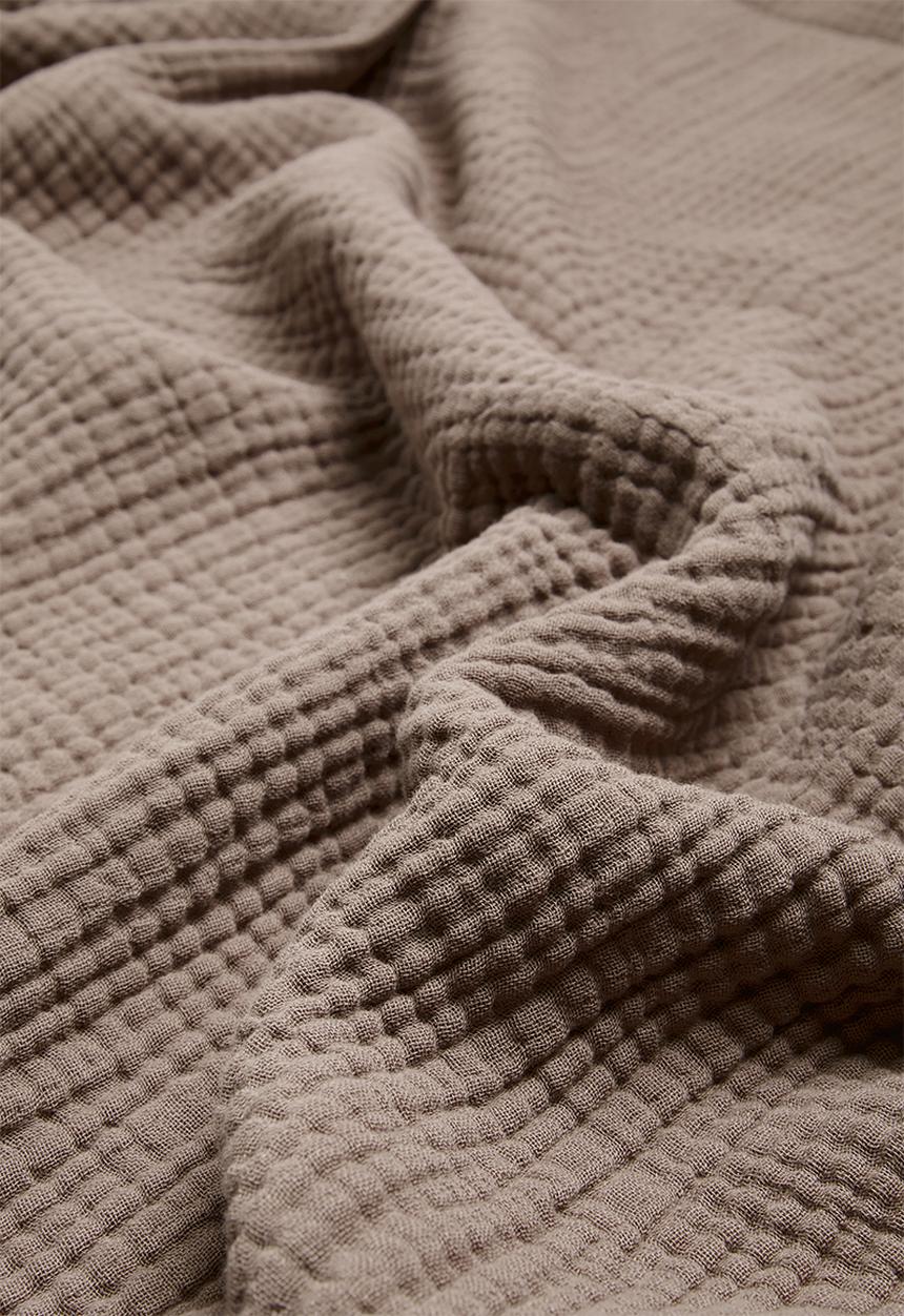 Pop Candy - Muslin throw - taupe