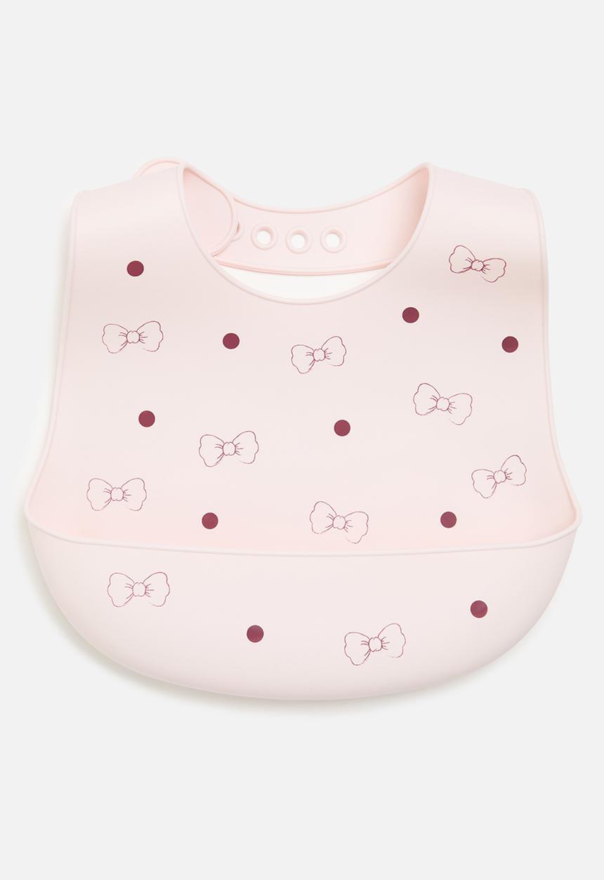 Pop Candy - 2 pack silicone bibs - pink/multi