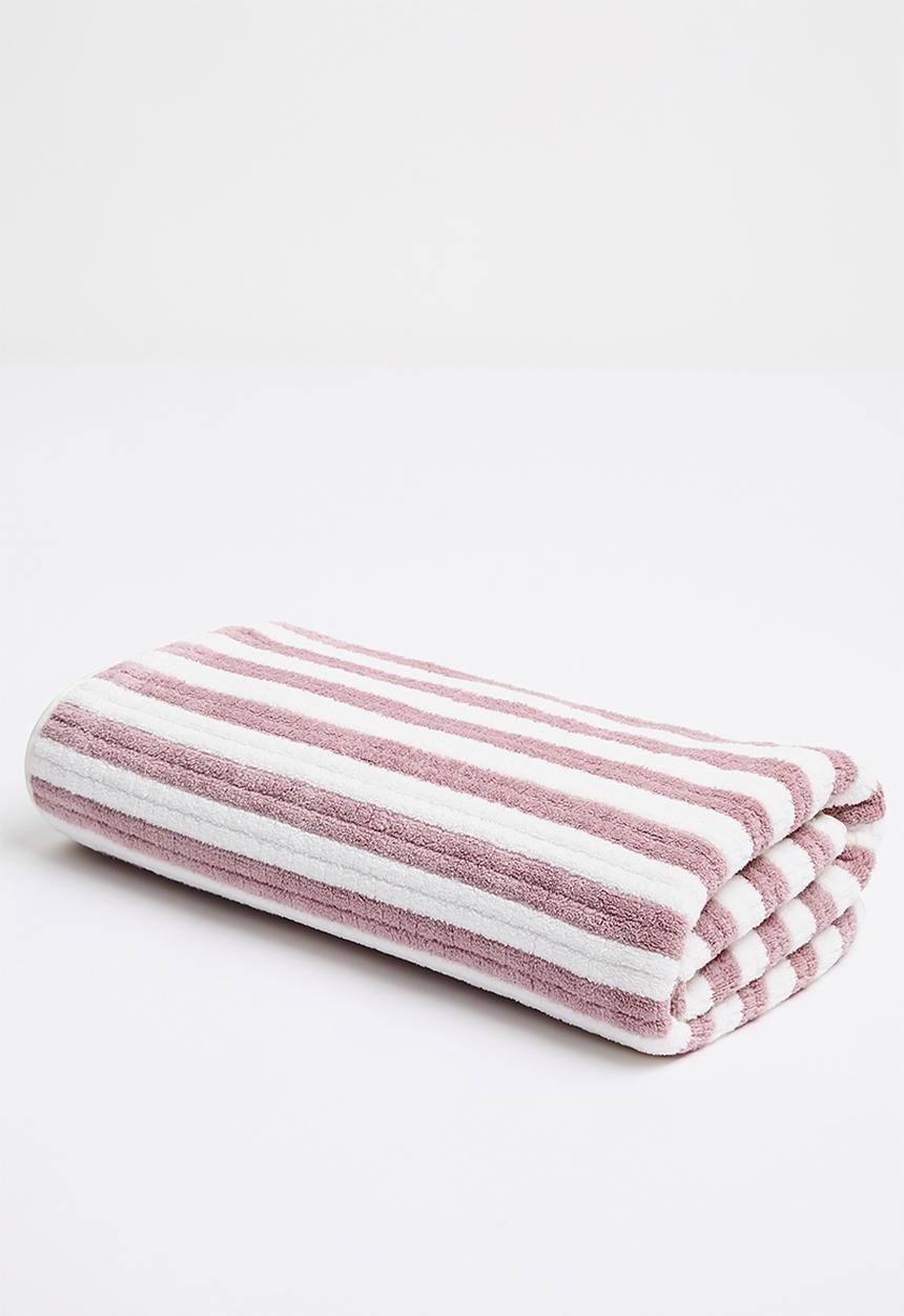 Pop Candy - Striped towel - mauve