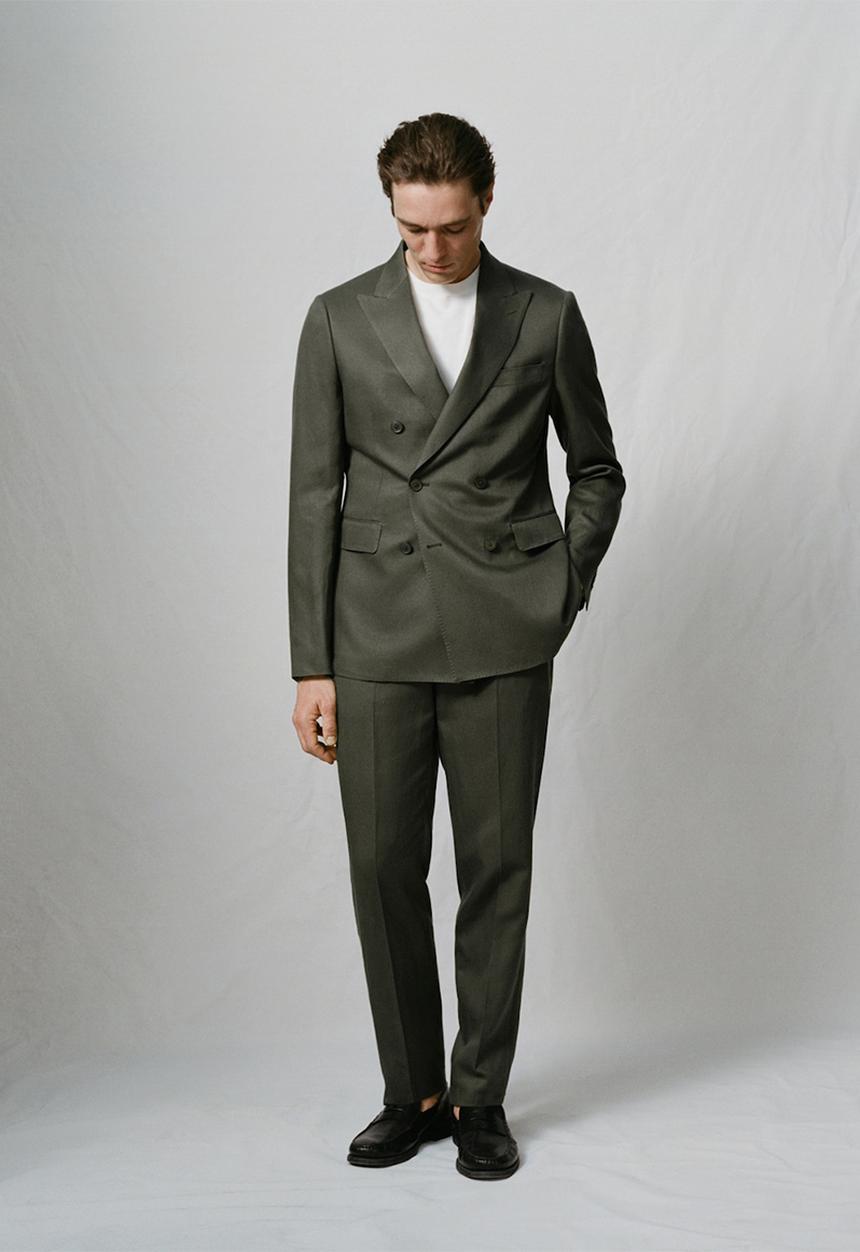 MANGO - Amalfi  Slim Fit Suit Trouser- Khaki
