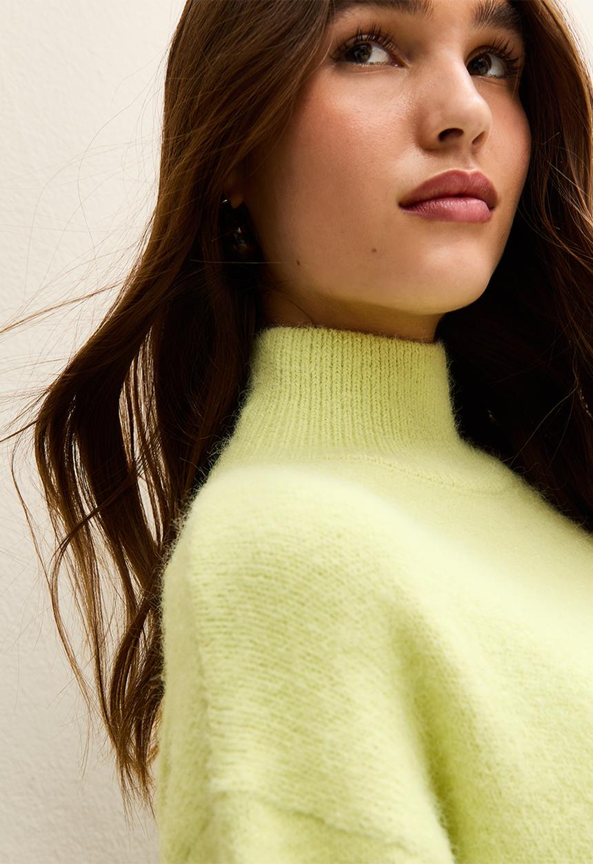 New Look - Ducky stand neck - bright green
