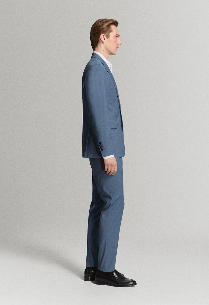 MANGO - Trousers Milan - Medium Blue