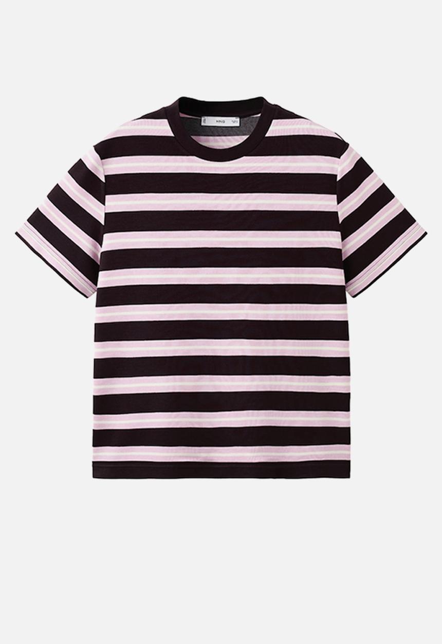 MANGO - T-shirtdolly - brown