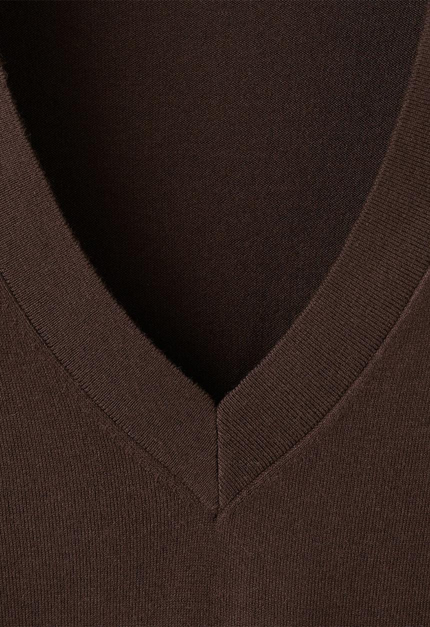 MANGO - Sweater luccav - dark brown