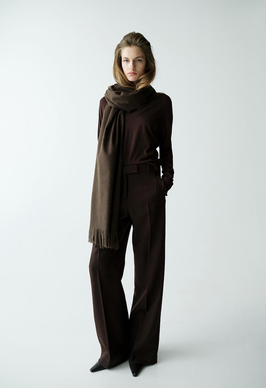 MANGO - Sweater luccav - dark brown