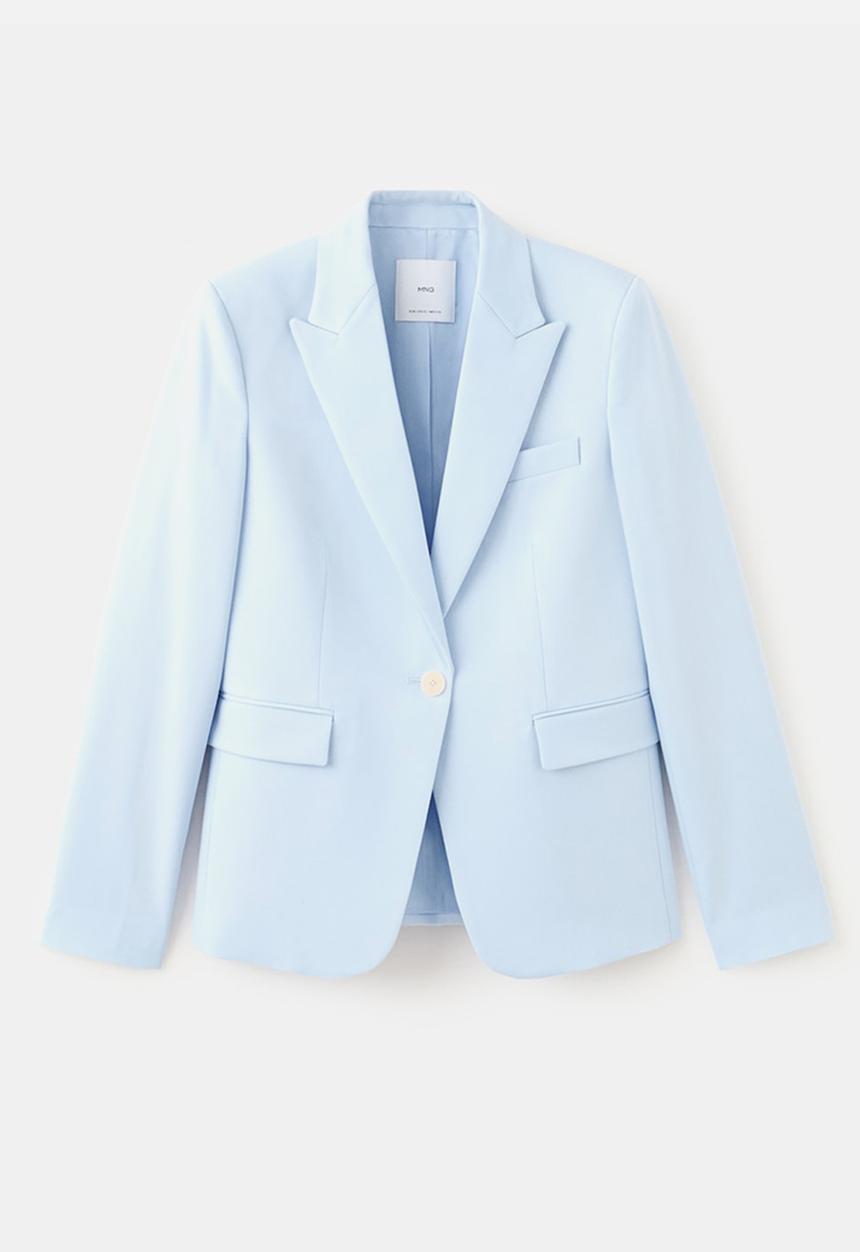 MANGO - Blazer boreal - medium blue