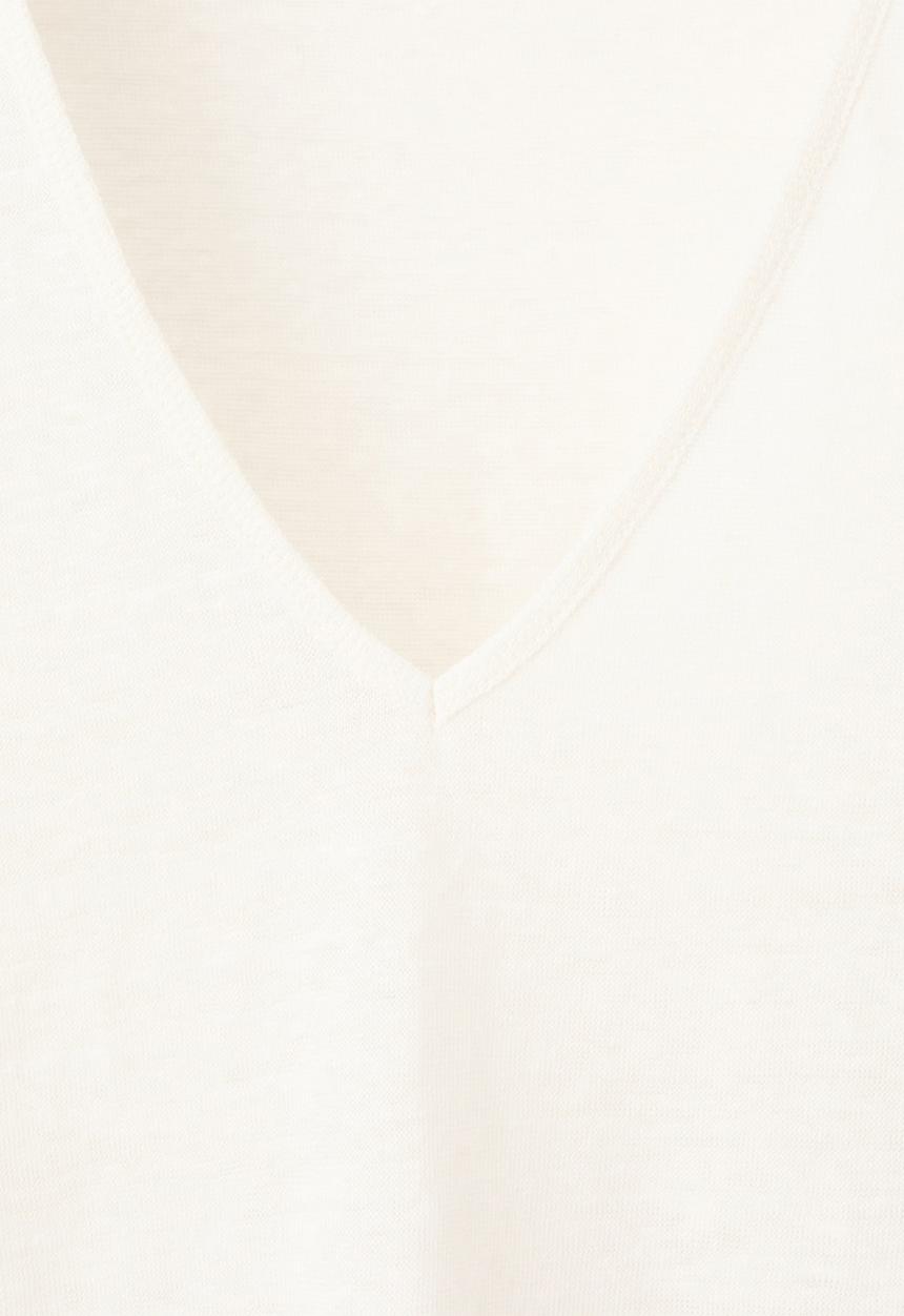 MANGO - Plus T-shirt linito - natural