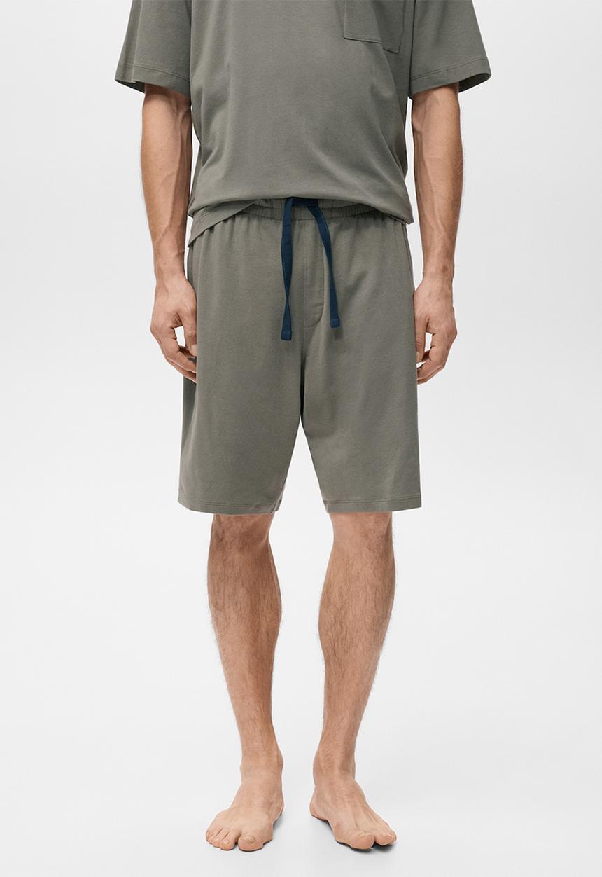 MANGO - Pijama Pack Sleep - Coffee Brown