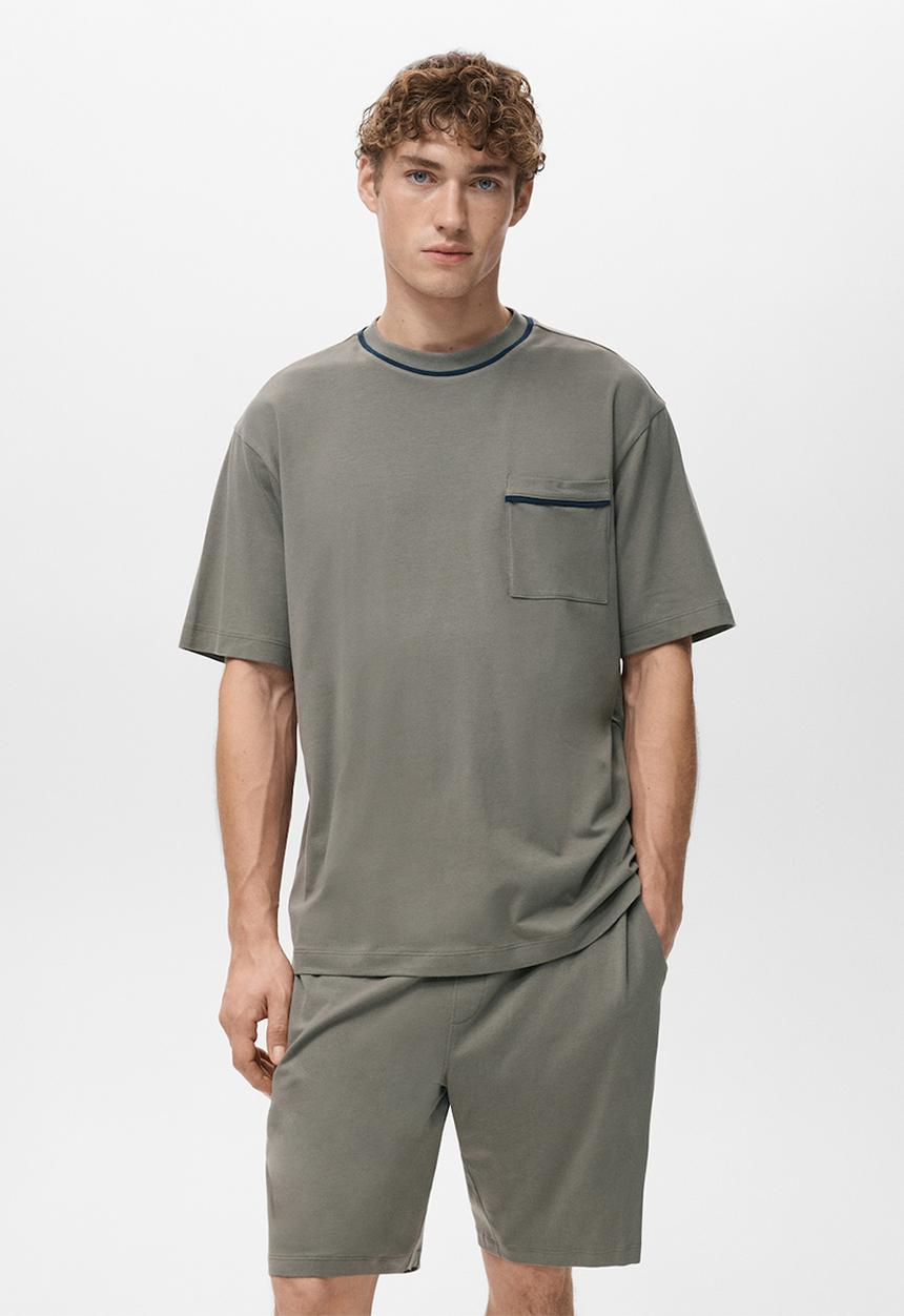 MANGO - Pijama Pack Sleep - Coffee Brown