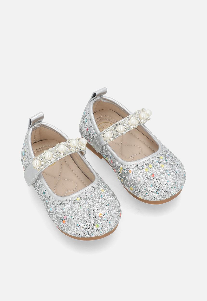 Pop Candy - Glitter pumps - dark silver