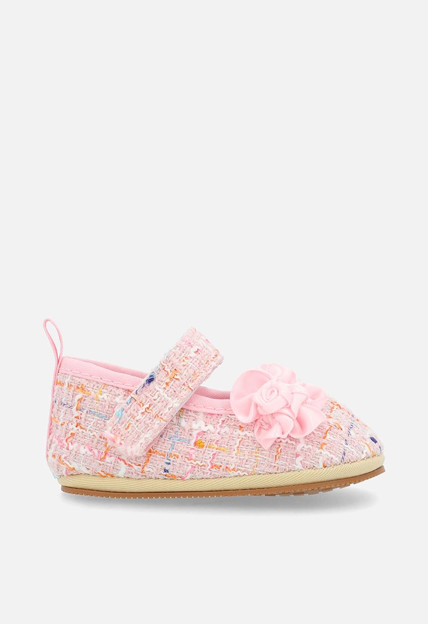 Pop Candy - Tweed pumps - pink check