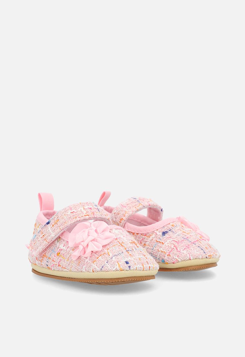 Pop Candy - Tweed pumps - pink check