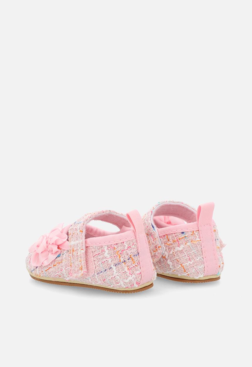 Pop Candy - Tweed pumps - pink check