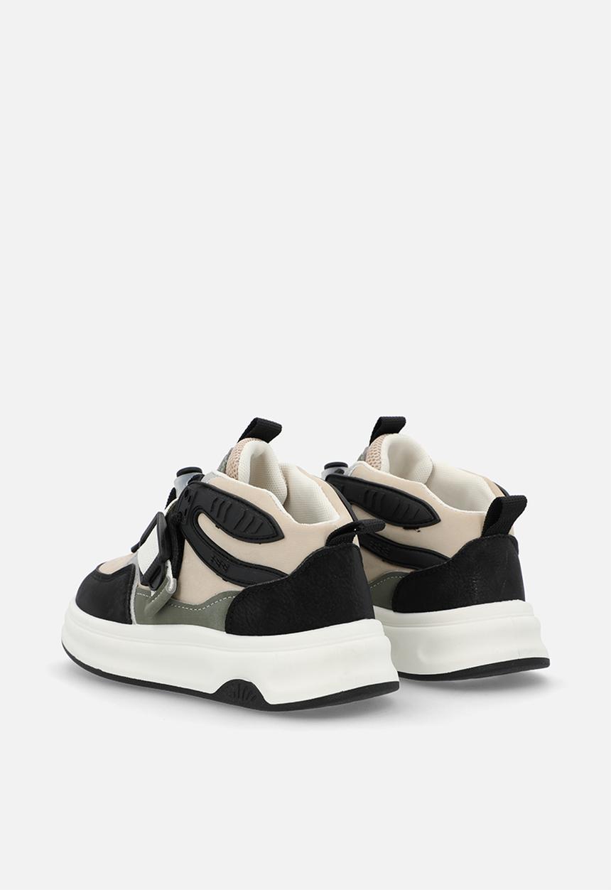Pop Candy - Colour block high top sneakers - beige/multi