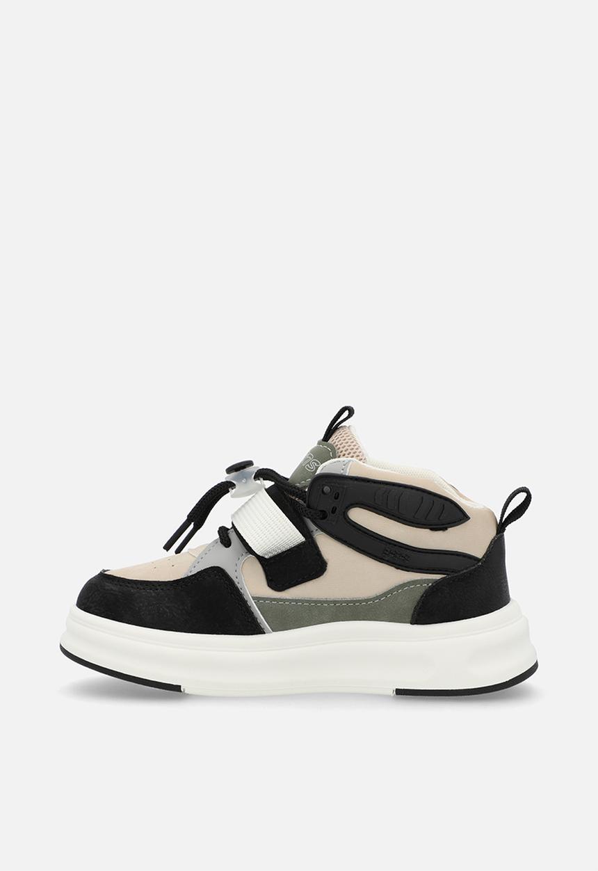 Pop Candy - Colour block high top sneakers - beige/multi