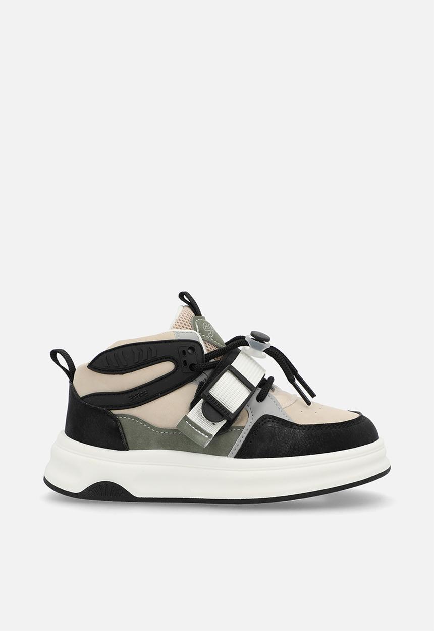 Pop Candy - Colour block high top sneakers - beige/multi