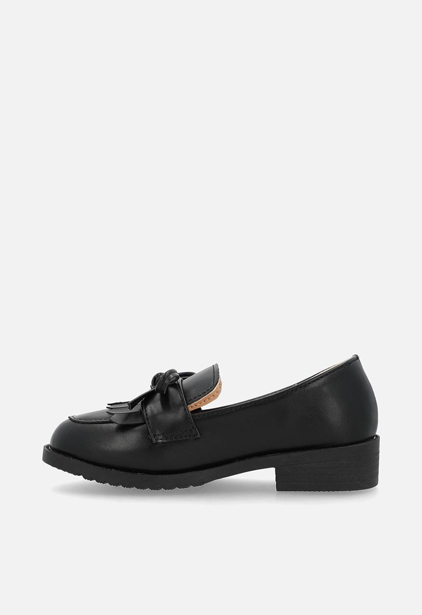 Pop Candy - Oxfords with bow ties - black