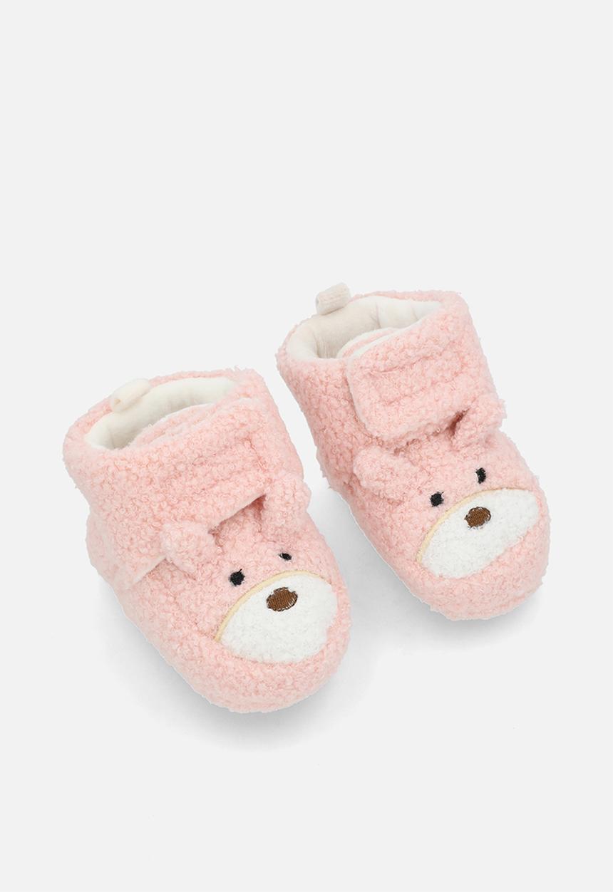 Pop Candy - Fleece slipper boots - pink