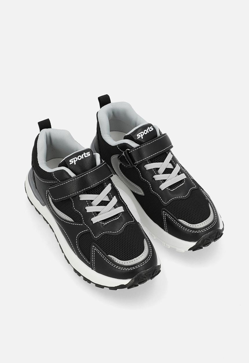 Pop Candy - Sneakers with adjustable fasteners - black/grey