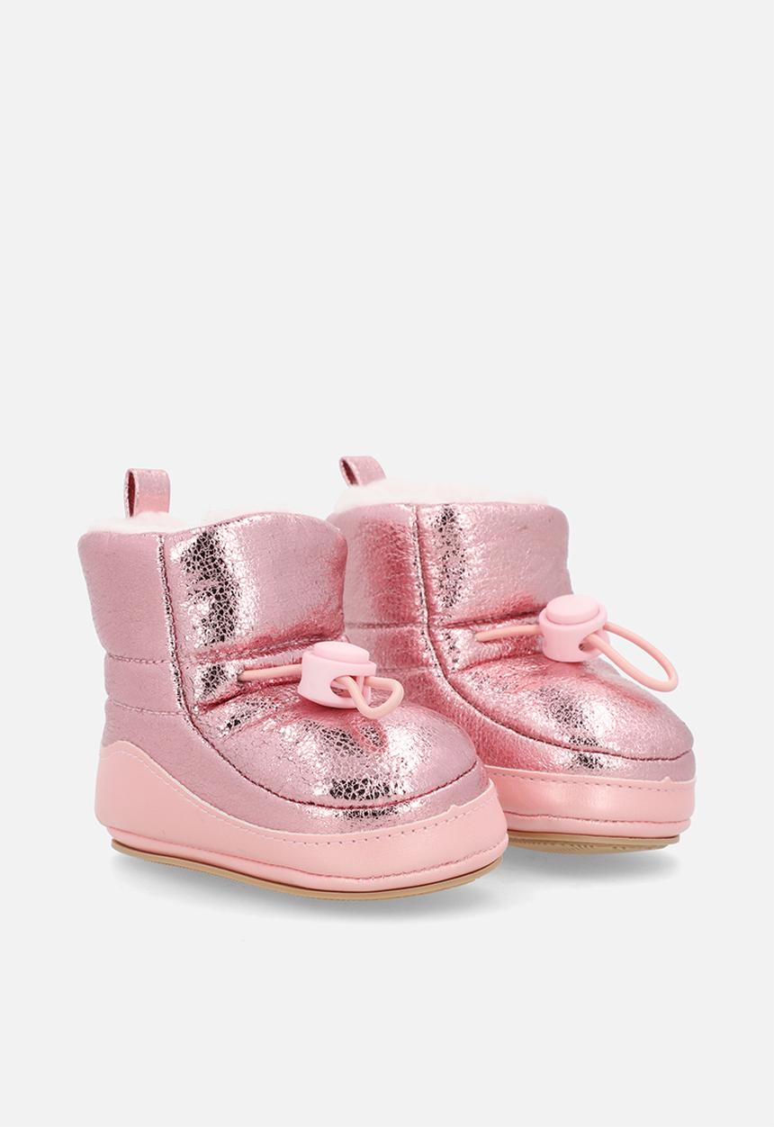 Pop Candy - Shearling lined boots - pink shimmer