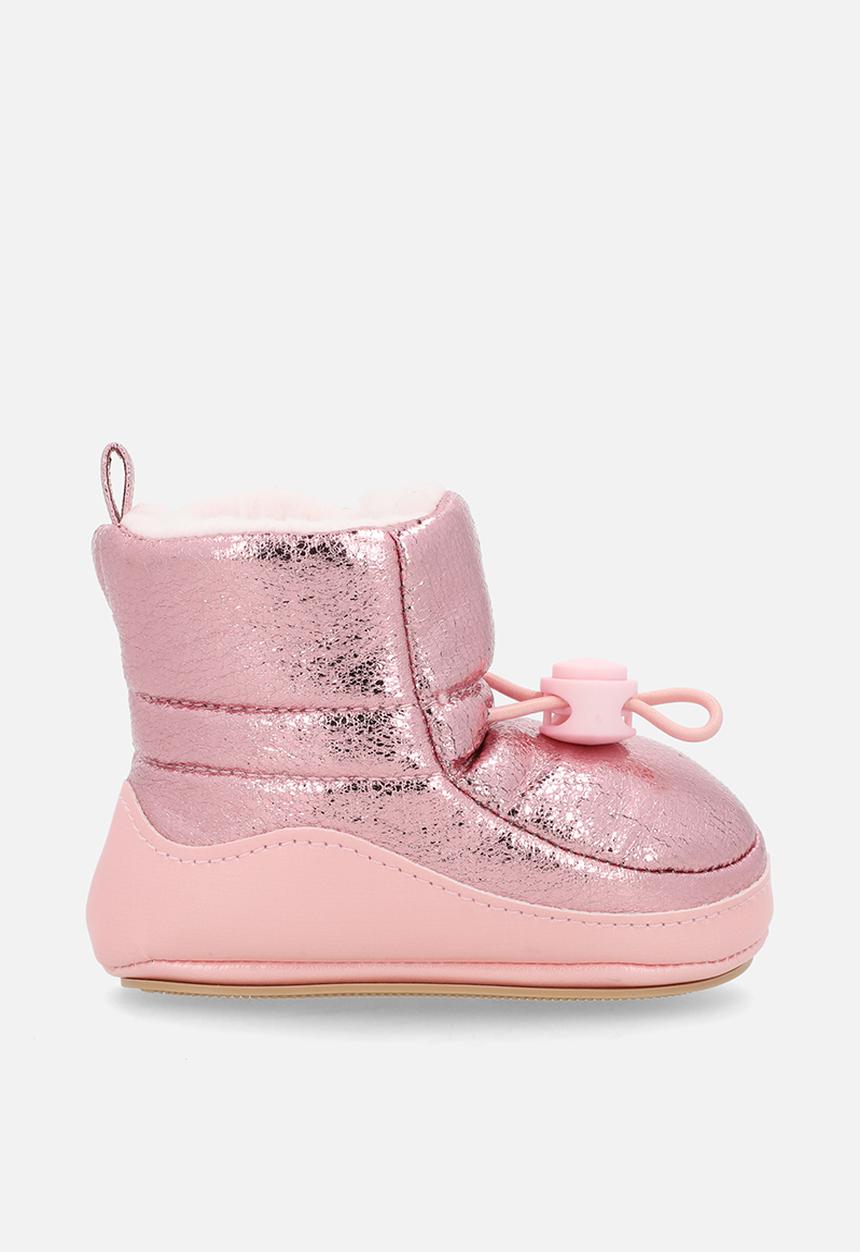 Pop Candy - Shearling lined boots - pink shimmer
