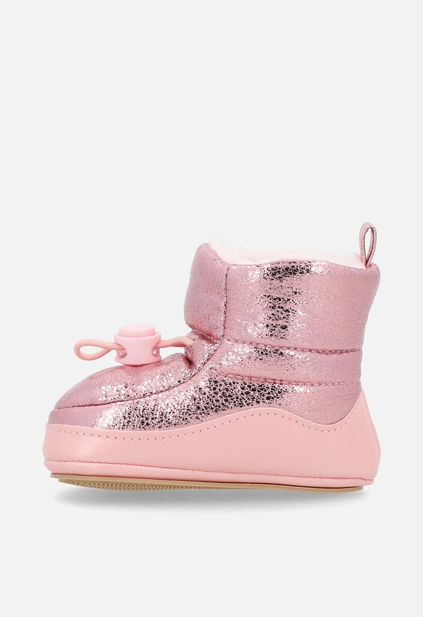Pop Candy - Shearling lined boots - pink shimmer