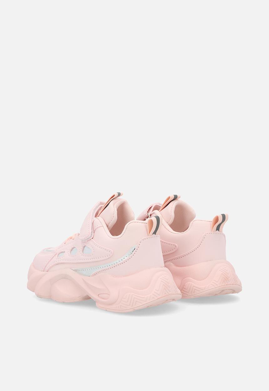 Pop Candy -  Chunky sneakers with adjustable fasteners - pink