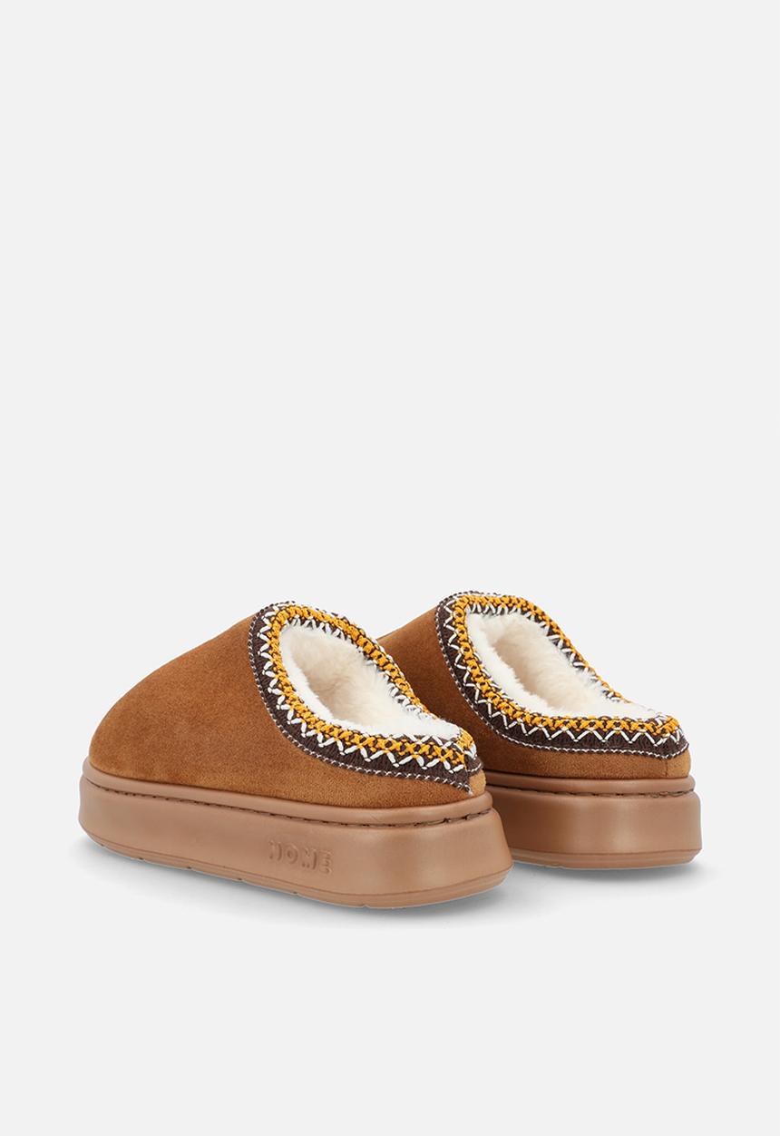 Pop Candy - Platform slippers - brown