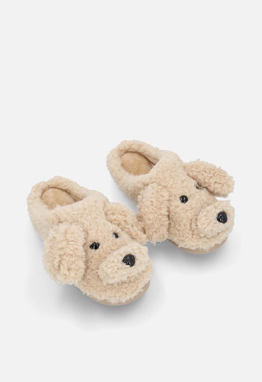 Pop Candy - Floppy ear slippers - beige