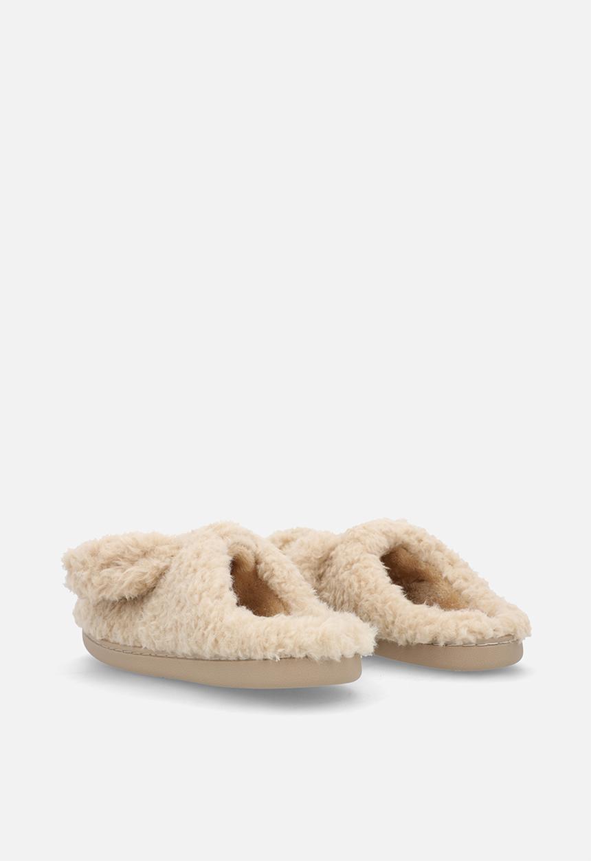 Pop Candy - Floppy ear slippers - beige