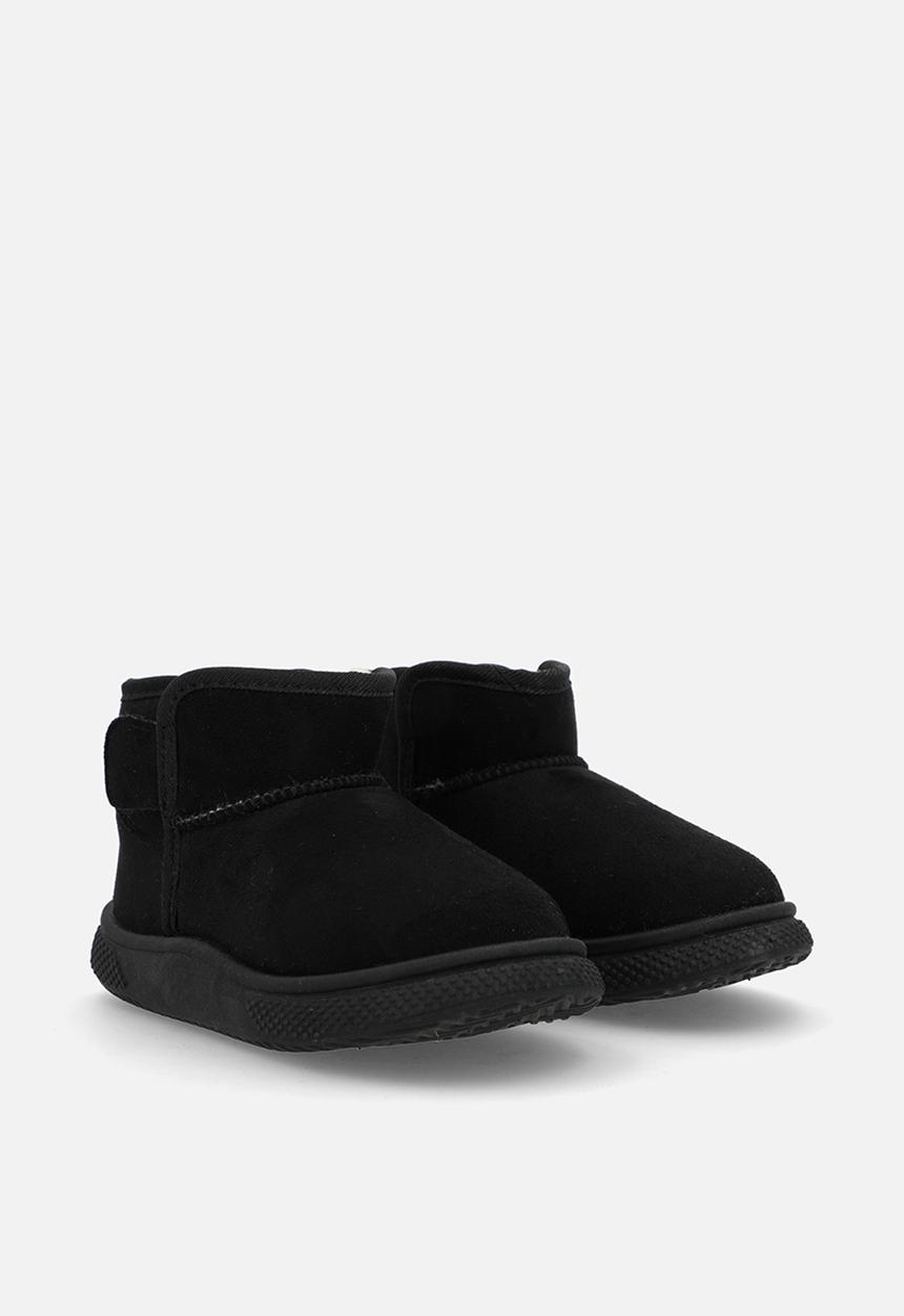 Pop Candy - Shearling lined slippers - black
